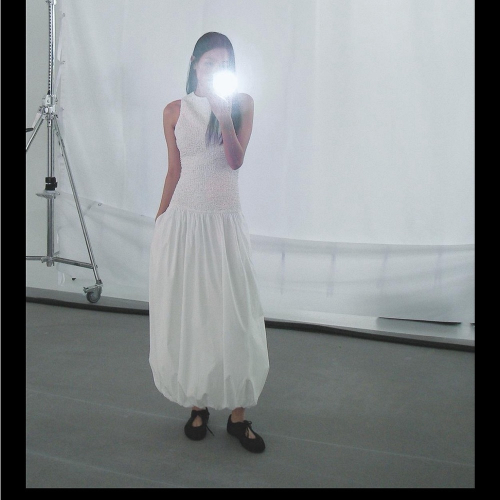 Zara poplin balloon dress